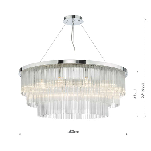 Athelos 12 Light Chandelier